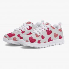 Sneakers red hearts